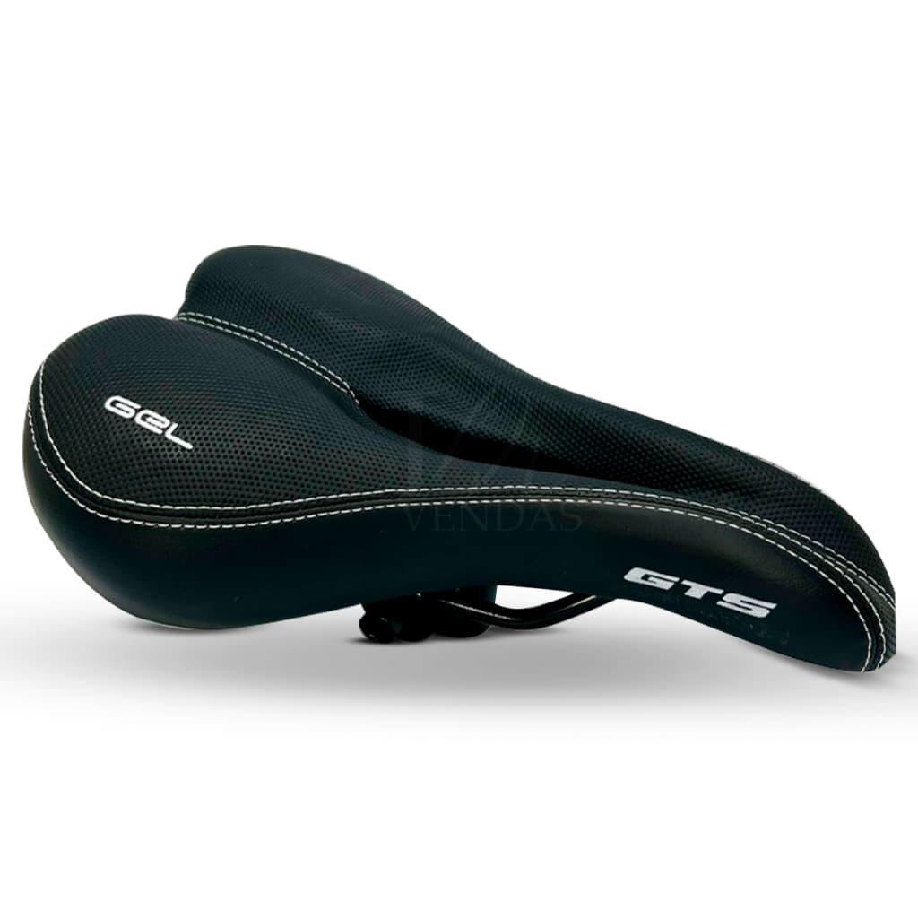 Banco Selim Bike Gel Silicone Confortável Respirável Com Ajuste Carrinho Bicicleta Academia Spinning