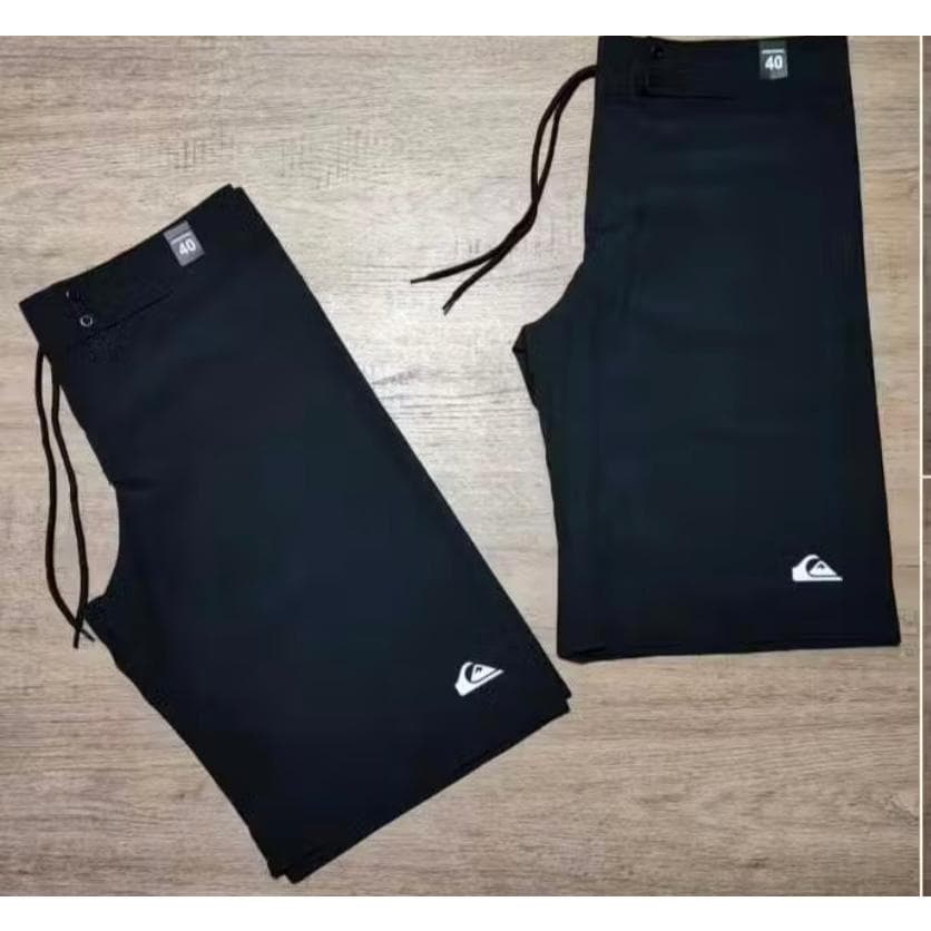 Bermuda de surf masculino no tecido elastano tecido molinho e secagem rápida