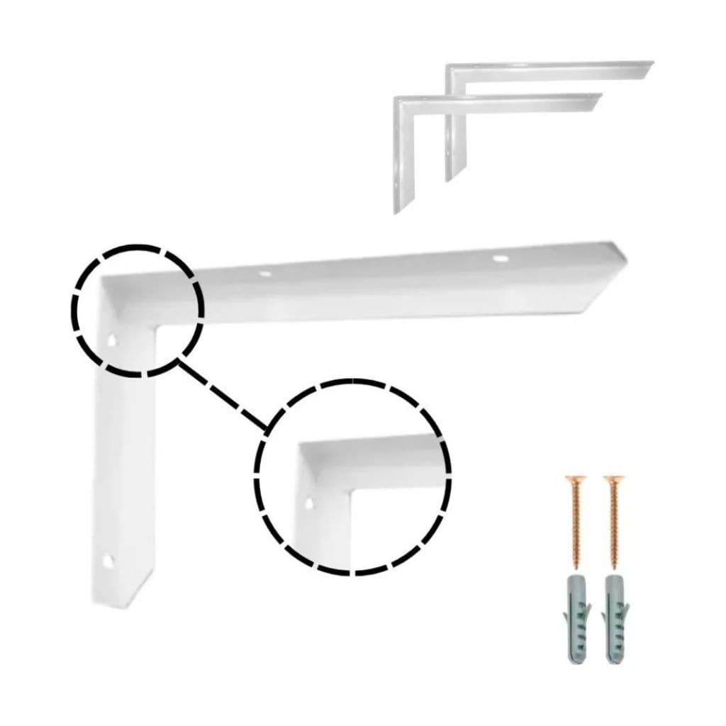 Kit 2 4 e 6 Suporte Mão Francesa Master Leve 15cm Reforçado Prateleira