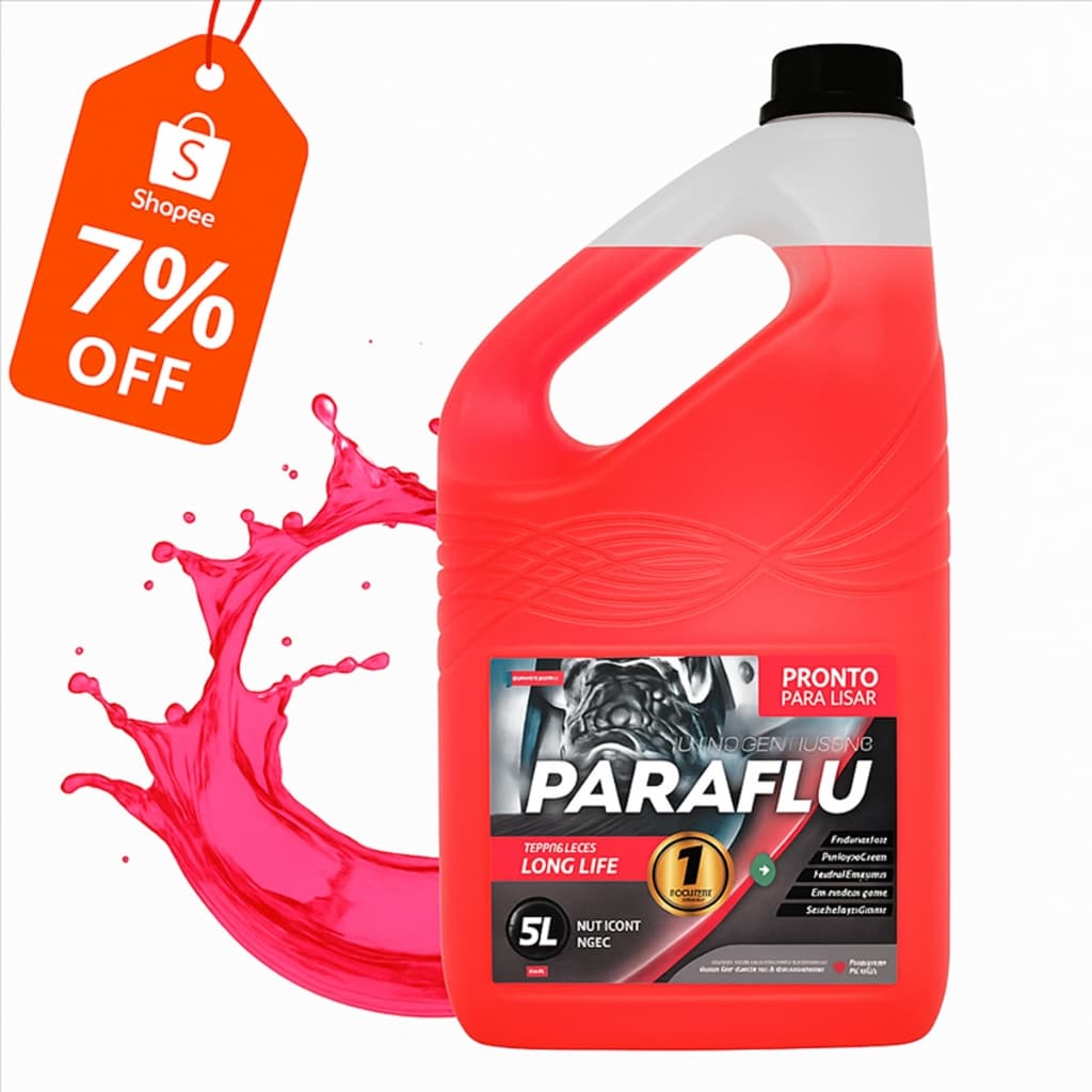 Aditivo Radiador Pronto Pra Uso Paraflu Embalagem Grande 5 Litros