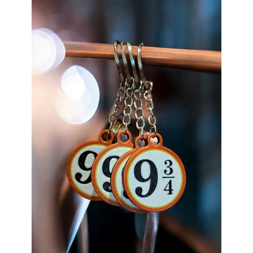 Kit Chaveiro Harry Potter Plataforma 9 3/4 Hogwarts Coleção Potterhead