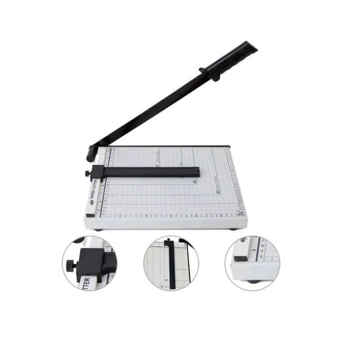 Guilhotina Papel A4 C/ 30 Cm P/ At茅 12 Folhas C/ Trava