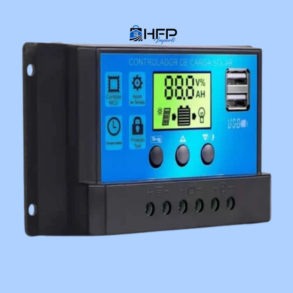 Controlador de Carga Solar 10A PWM KP-AD10A 12V/24V