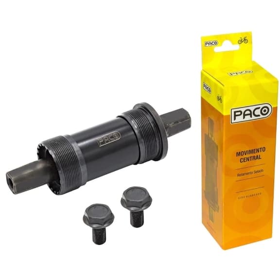 Jogo Movimento Central Paco 34.7mm Rolamentado 118.5mm Com Parafuso