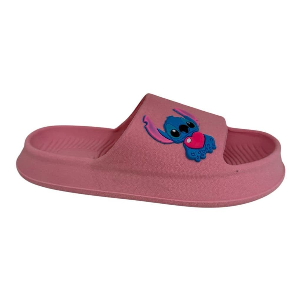 Chinelo Nuvem Lilo Stich Rosa Lilas Leve Macio Confortavel