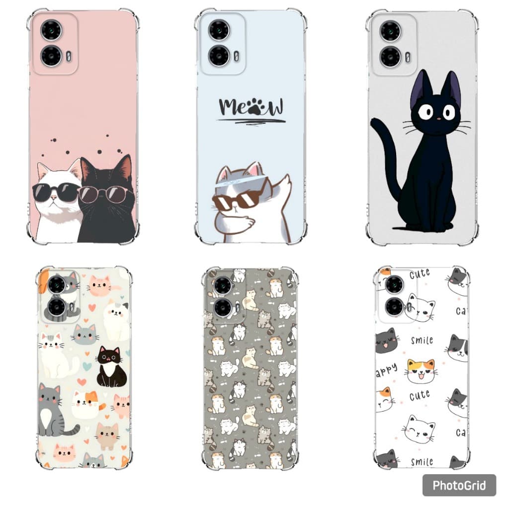 CAPA CAPINHA MOTOROLA G04, G04 s, G24, G34 CAPA TPU DESENHOS VARIADOS CAPINHA CASE GATOS