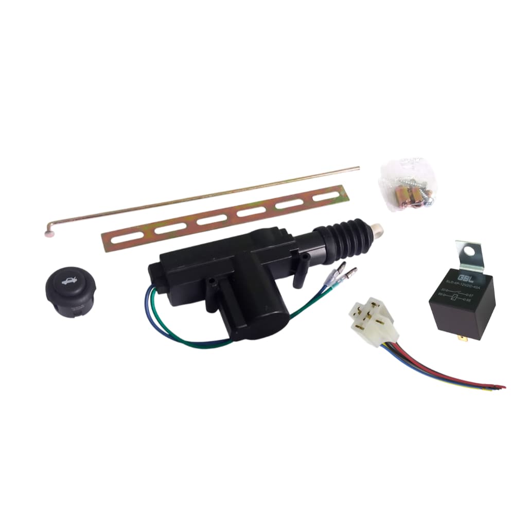 Kit prático de destrava Porta Malas com Motor Elétrico Interruptor Relé com Plugue sem chicote