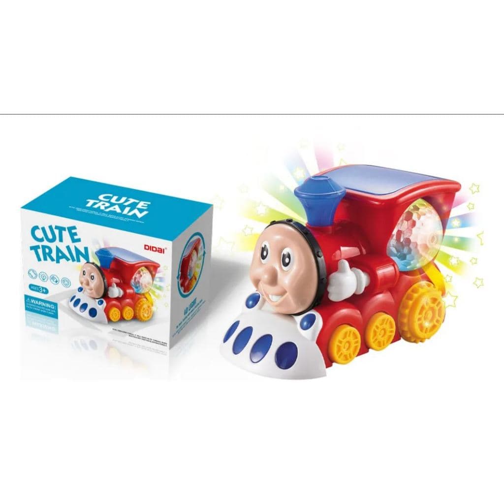 Trenzinho Musical Infantil Á Pilha Bate E Volta Com Luzes