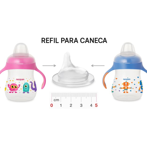 REFIL PARA CANECA DE TREINAMENTO - BICO 100% EM SILICONE