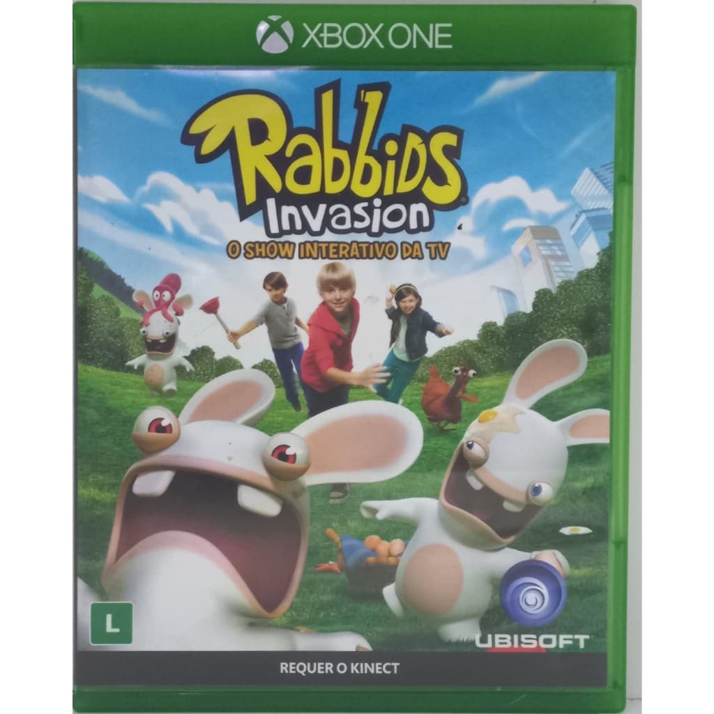 Rabbids Invasion: O show interativo da TV - Xbox One/Series X Kinect- Original
