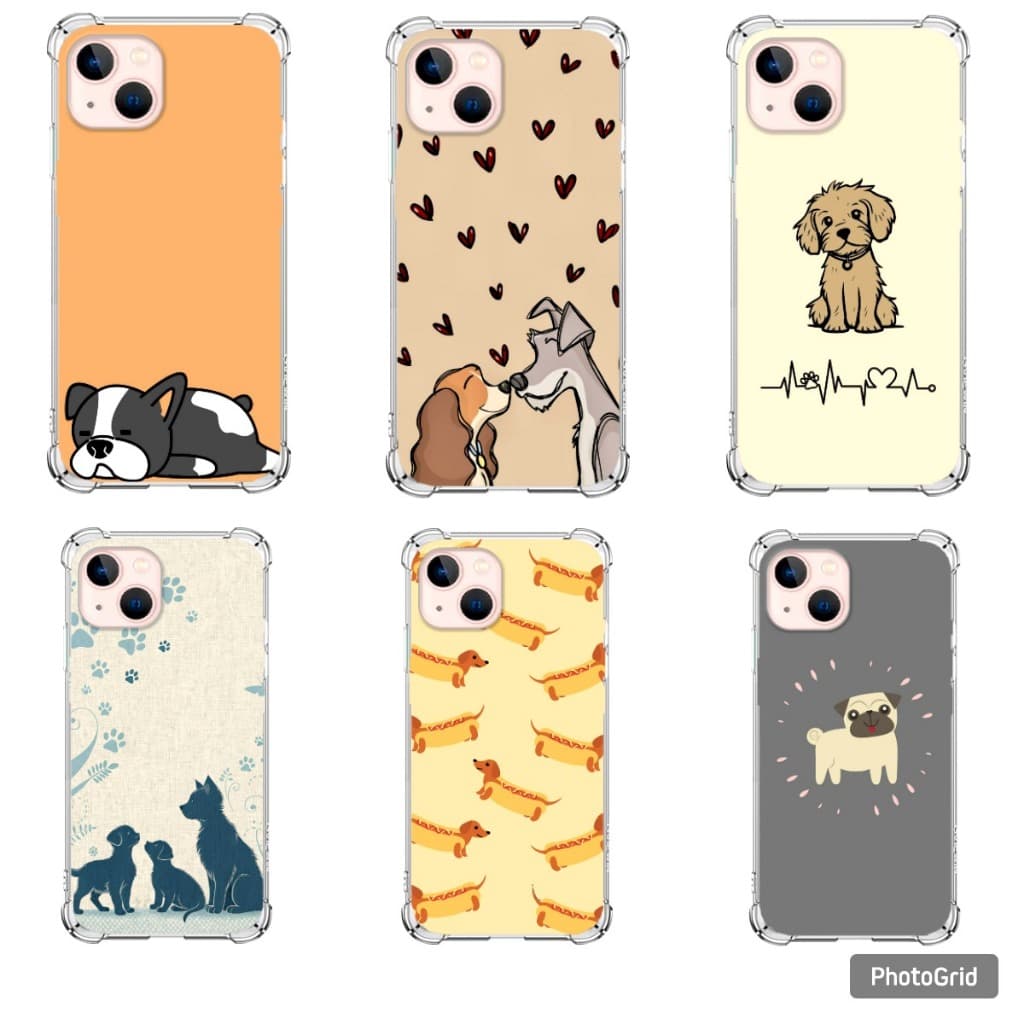 CAPA CAPINHA IPHONE 13, 13 PRO, 13 PRO MAX CAPA TPU DESENHOS VARIADOS CAPINHA CASE CACHORROS