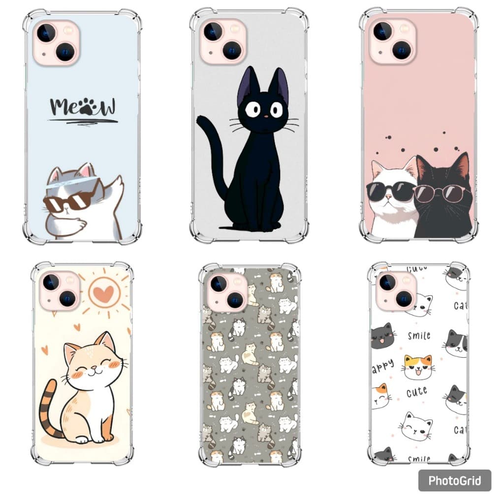 CAPA CAPINHA IPHONE 13, 13 PRO, 13 PRO MAX CAPA TPU DESENHOS VARIADOS CAPINHA CASE GATOS