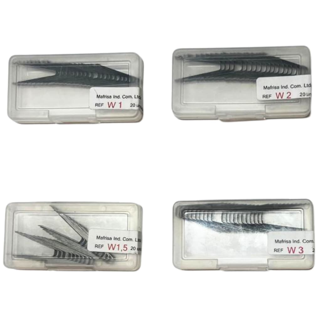 Kit 20 Laminas para Riscador Frisador de Pneus Moto Carro Caminhão Mafrisa Original Frisar Riscar Chinelo