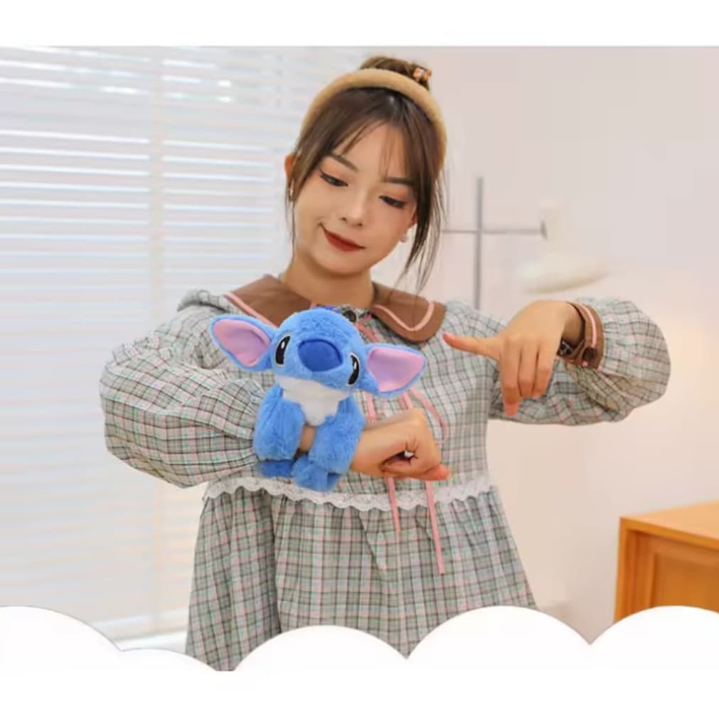 "Pulseira do Stitch e Angel: fofura no seu pulso"💙💗" estilo com carinho! "crianças blackfriday*