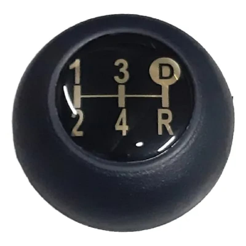 Bola Manopla Alavanca Câmbio Preta Com Acrílico Ford Ranger Manual 1994 A 2011