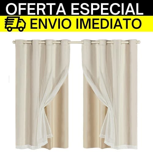 Cortina Blecaute Blackout Black Out Corta 100% a Luz Voal Liso 2,00x1,40 Mts Quarto Sala Escritorio