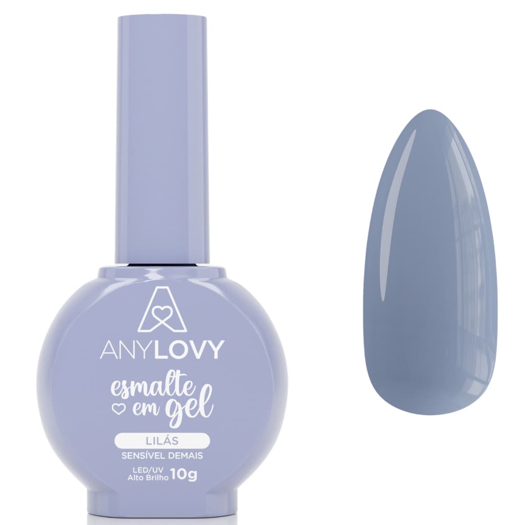 ESMALTE GEL LILAS SENSIVEL DEMAIS ANYLOVY 10G