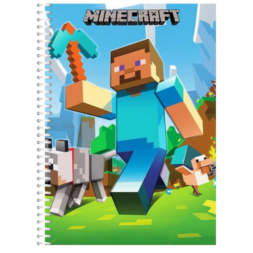 CADERNO 1 MATÉRIA MINECRAFT