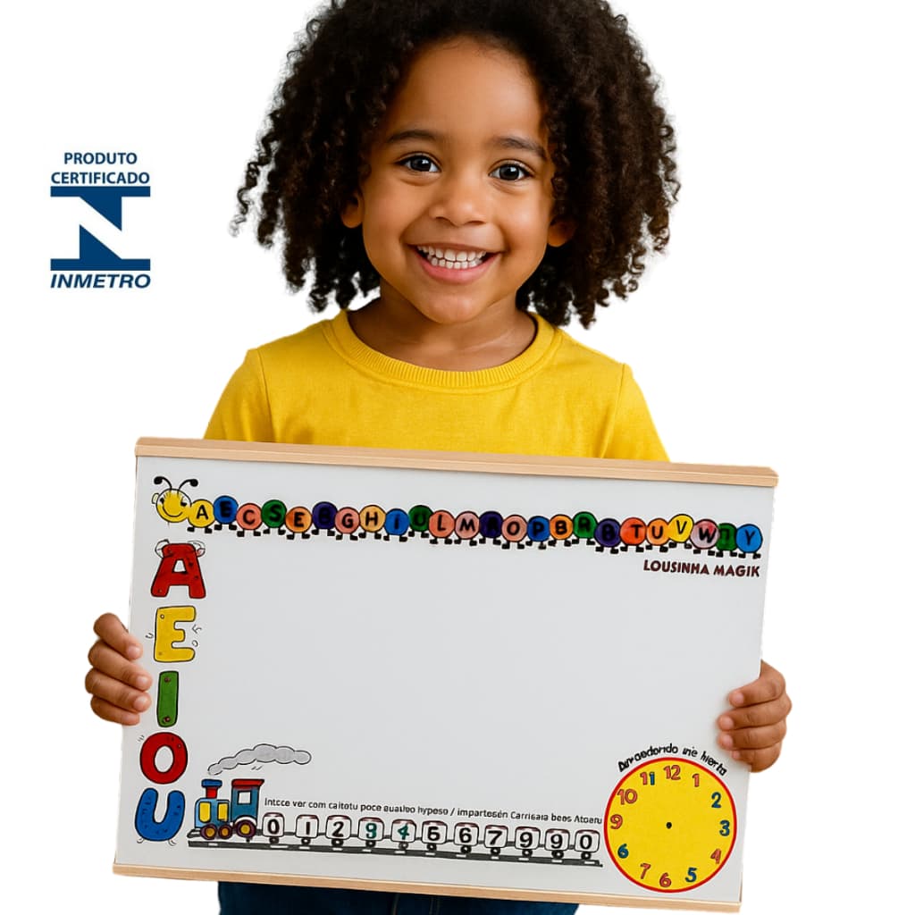 Quadro Branco Lousa Infantil Caneta  escreva e apague Quadro Infantil para escrever em MDF