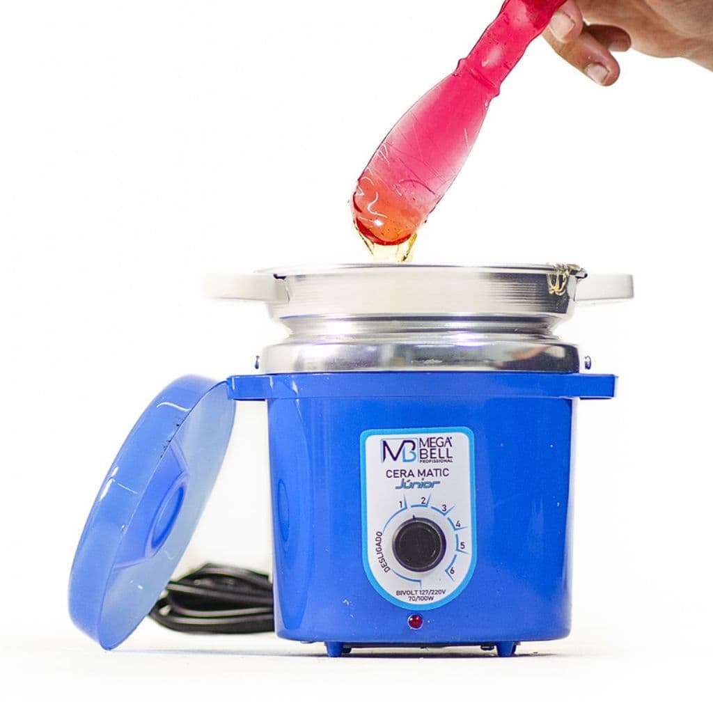 Termocera Aquecedora de Cera Bivolt Com Refil Júnior 400g Azul Royal - Mega Bell (7118 MB)