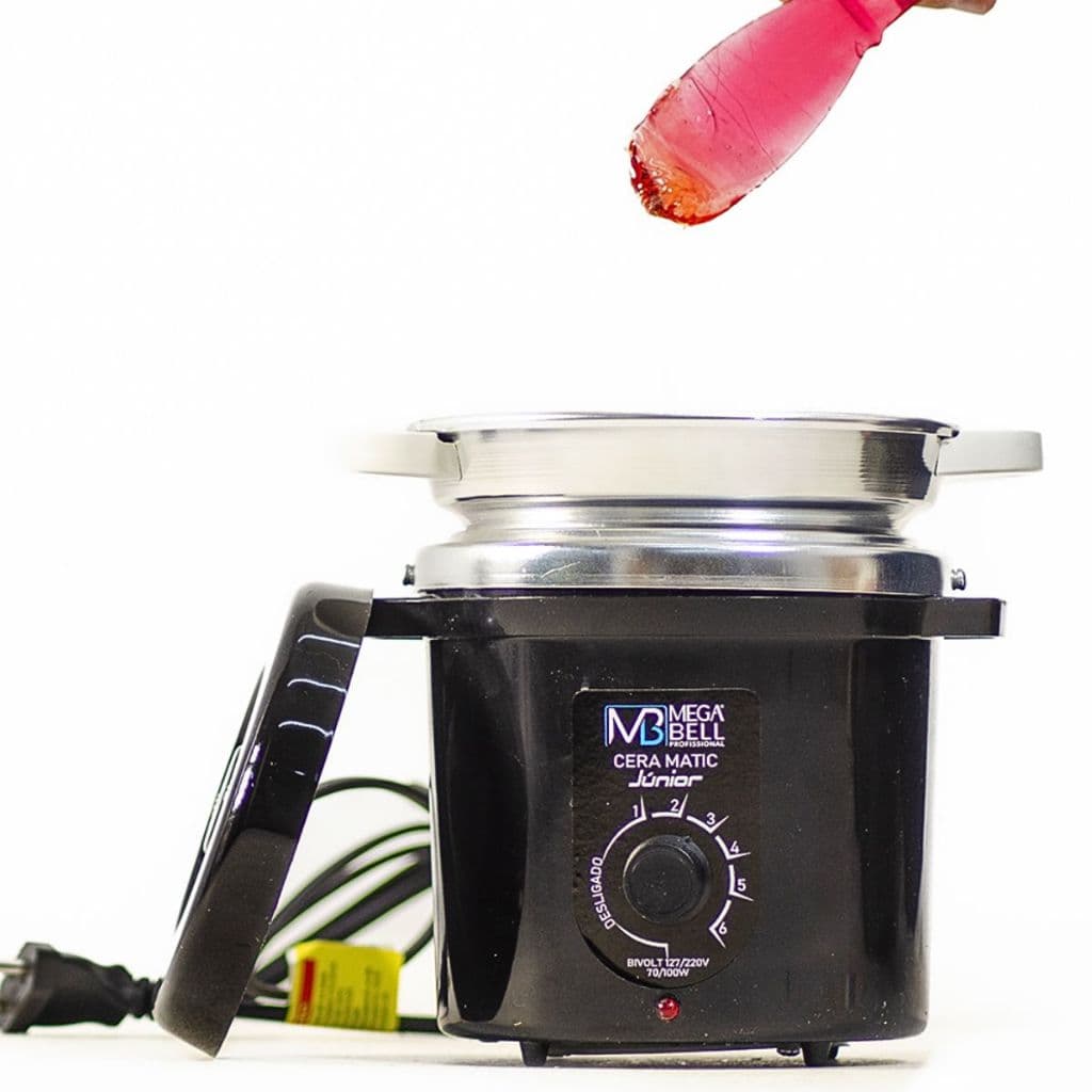 Termocera Aquecedora de Cera Bivolt Com Refil Júnior 400g Preto - Mega Bell (7173 MB)