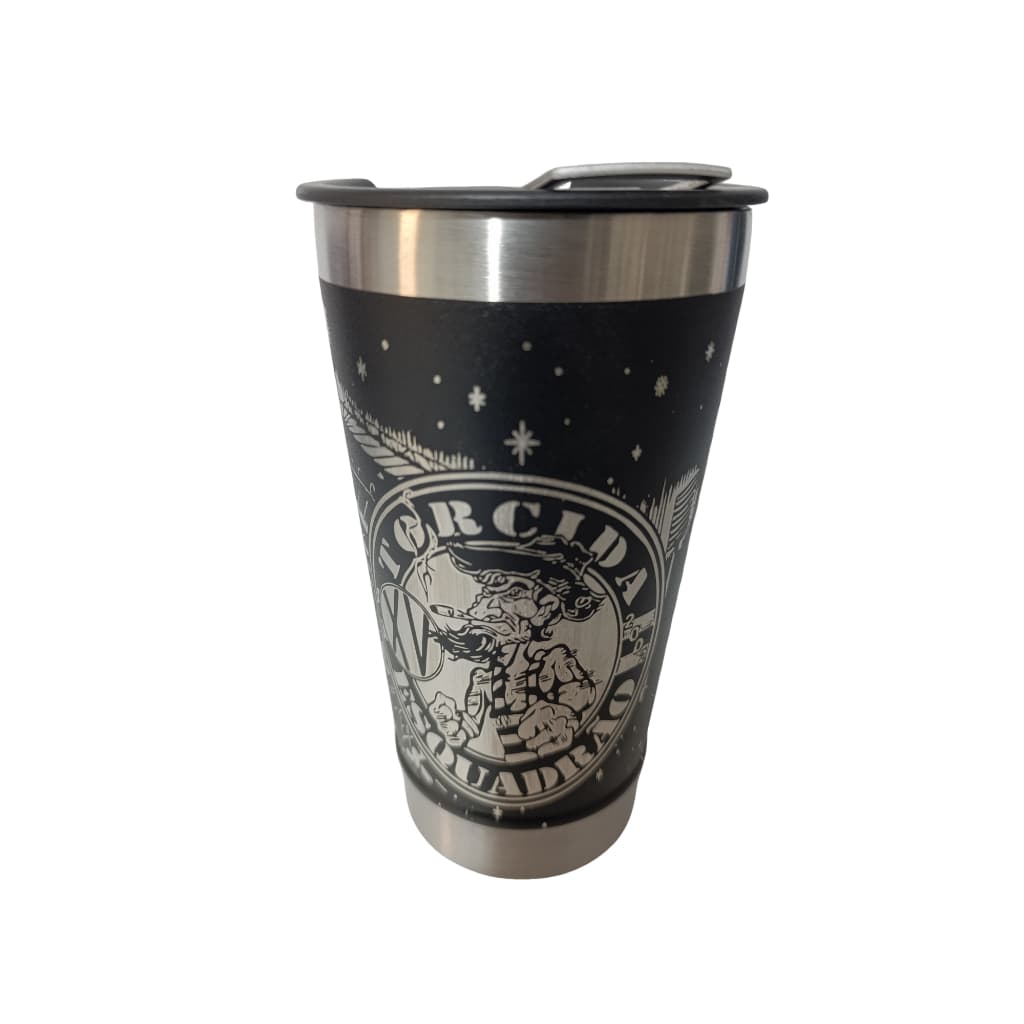 Copo Térmico 473 ml Preto Personalizado a Laser 360°