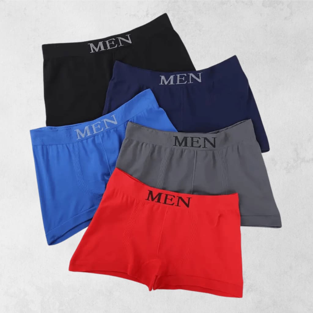 Cueca Boxer Masculino 4 unidades - Cores Variadas dia dos pais