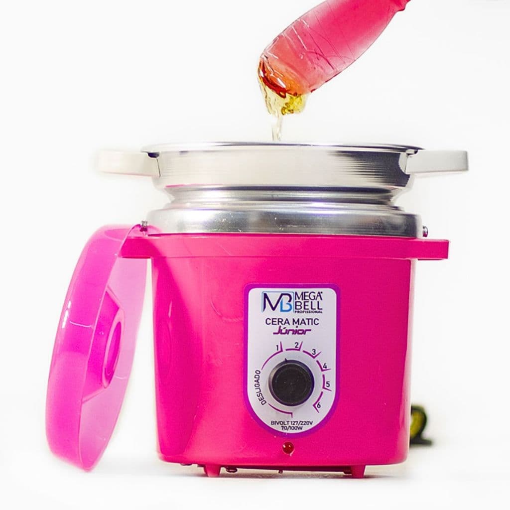 Termocera Aquecedora de Cera Bivolt Com Refil Júnior 400g Pink - Mega Bell (7119 MB)