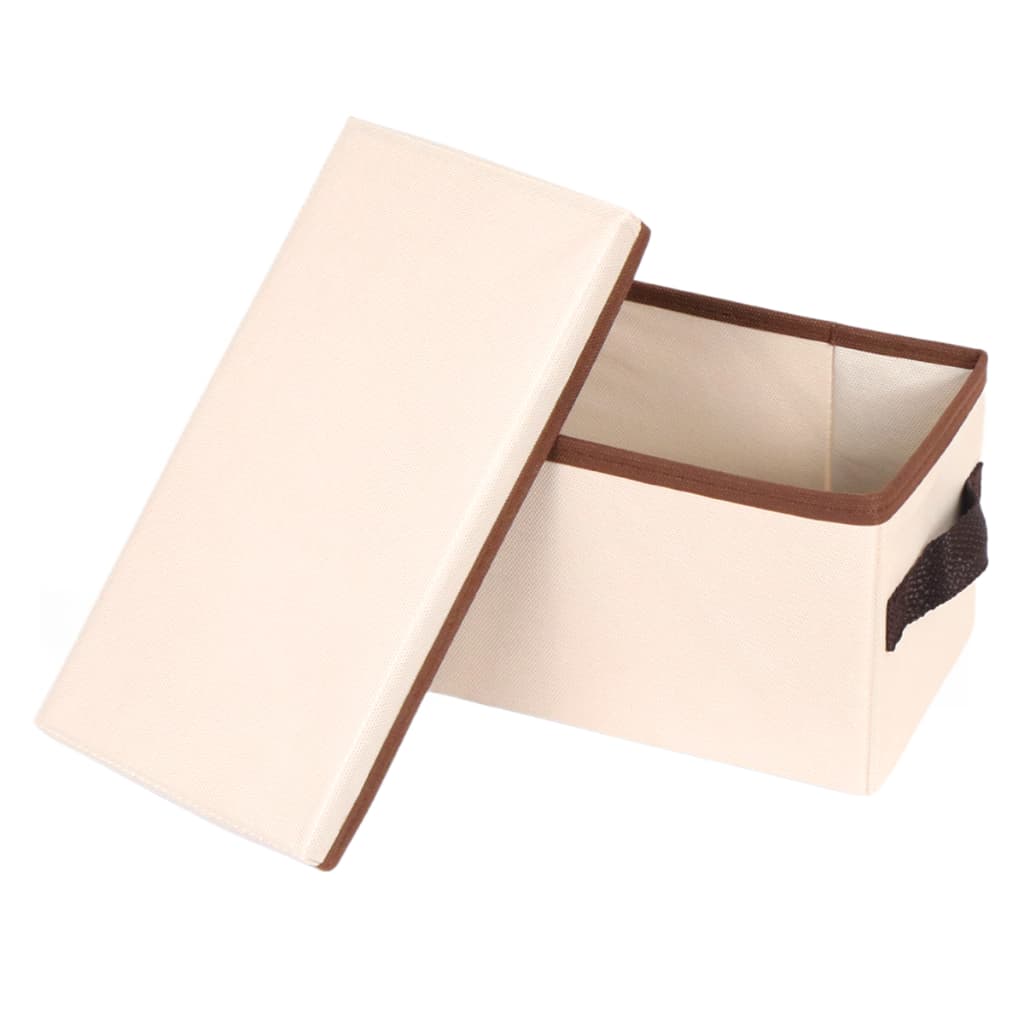Caixa organizadora de Tecido OrganiBox   c/ Alça e Tampa de 14x15x28cm