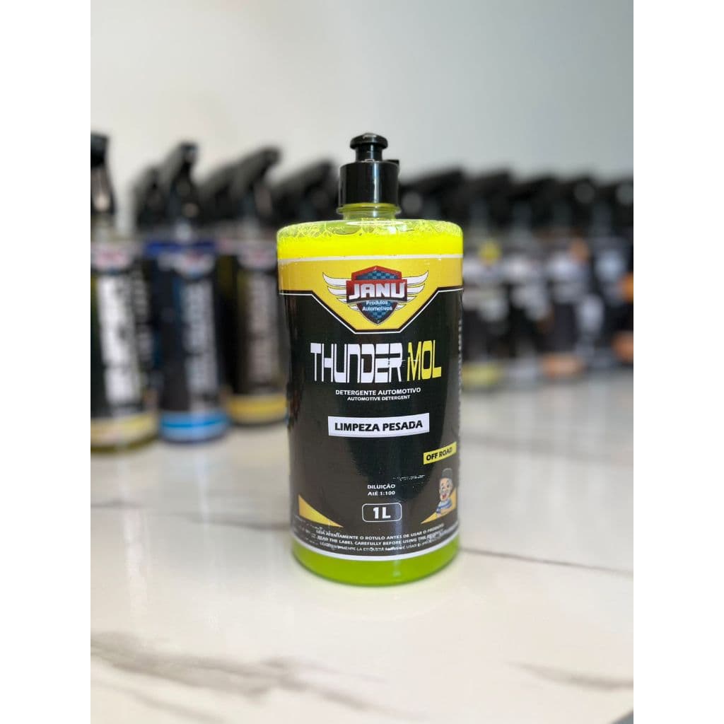 Thundermol Detergente Automotivo – Limpeza Eficiente e Proteção para seu Veículo