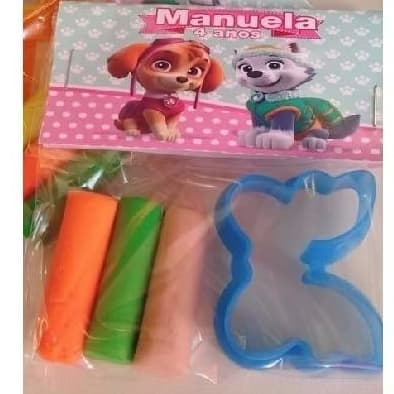 Kit Massinha Personalizada Festa Infantil | Lembrancinha Tema Menino ou Menina / mini massinha
