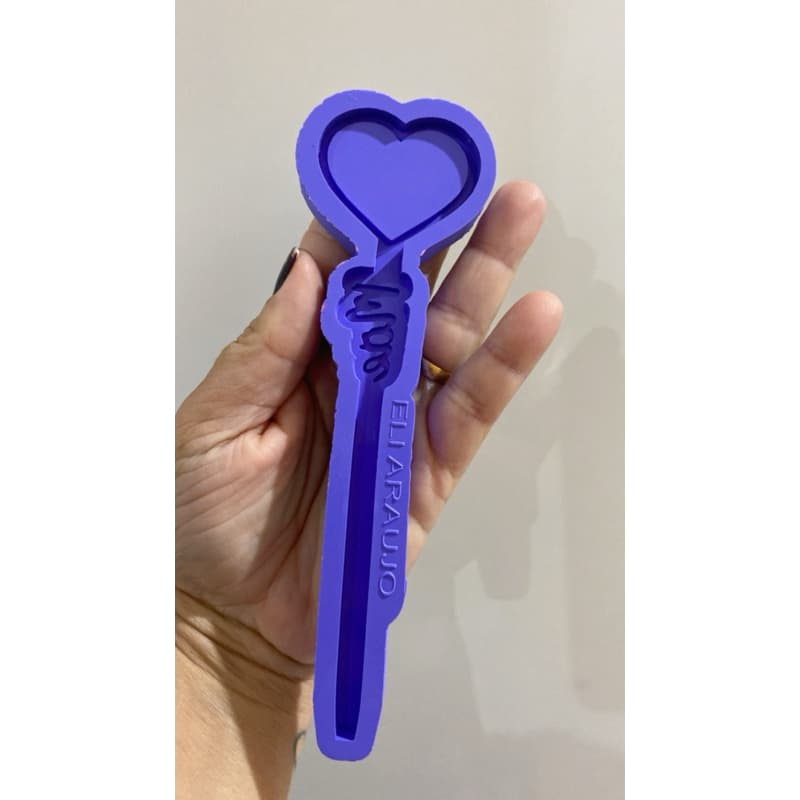 Molde de Silicone caneta mãe espelho ou foto