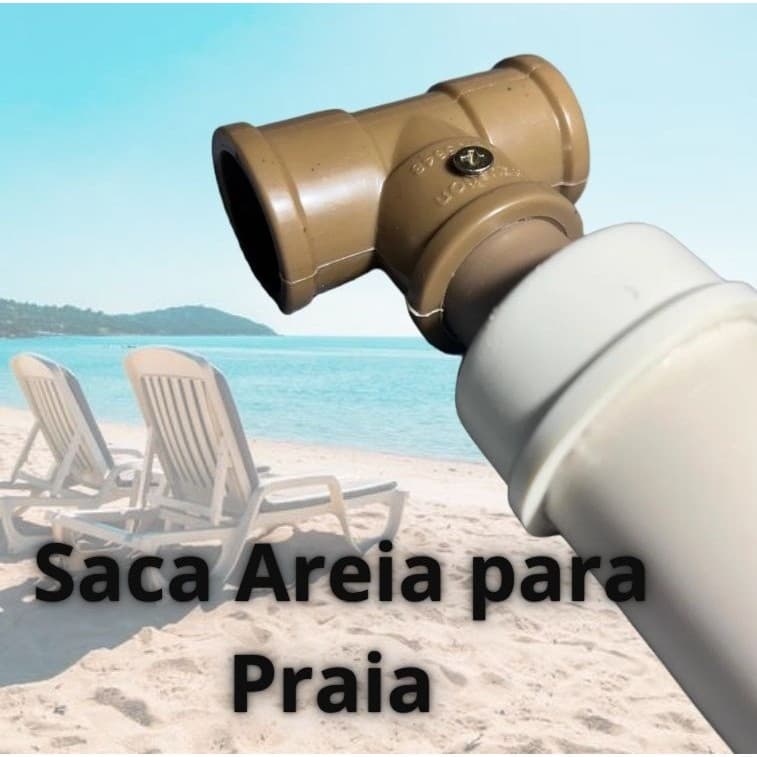Furador de pressão - Saca areia Guarda sol de praia - Bomba extratora