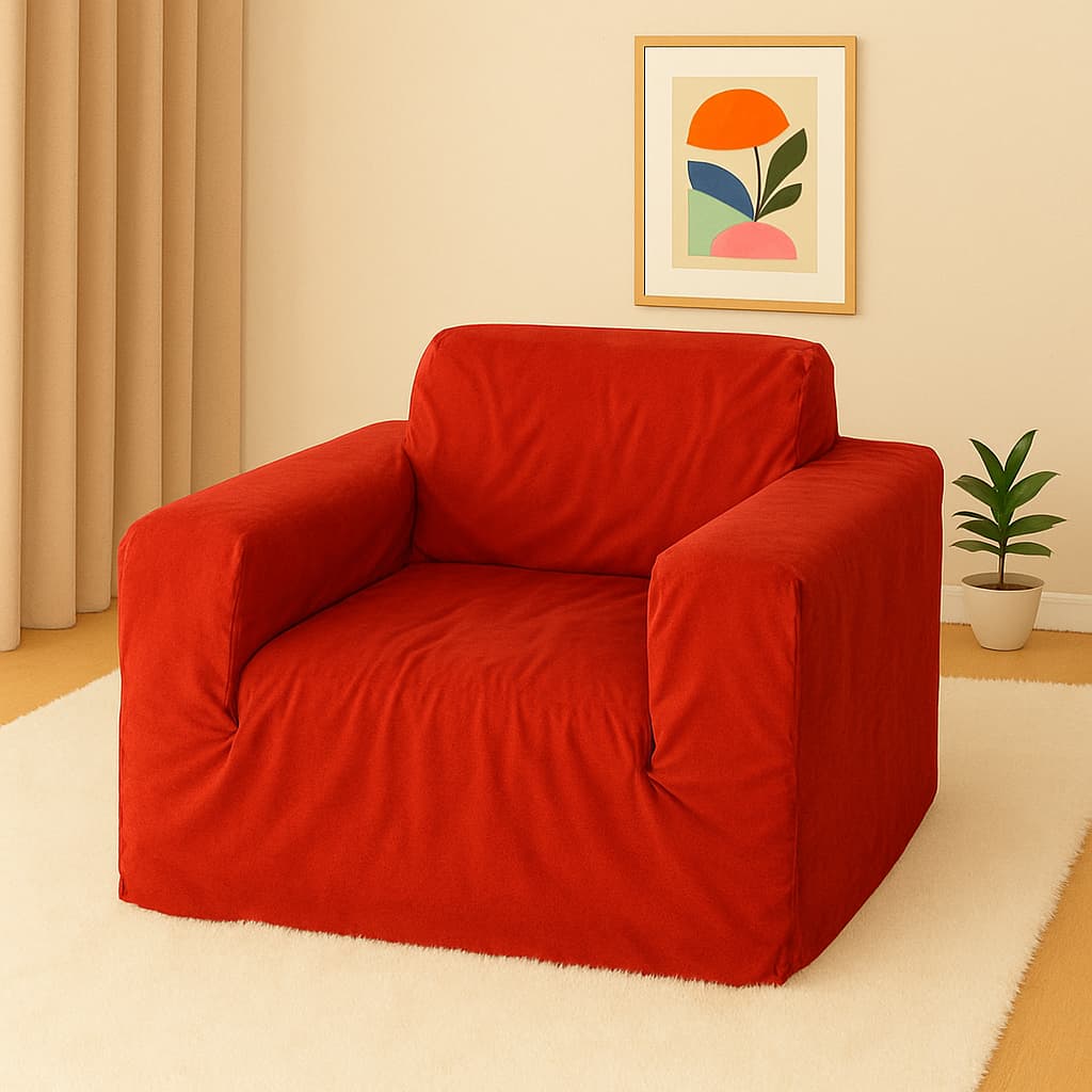 Capa para Poltrona Coladinha Malha Gel Sofa 1 lugar Ajustável