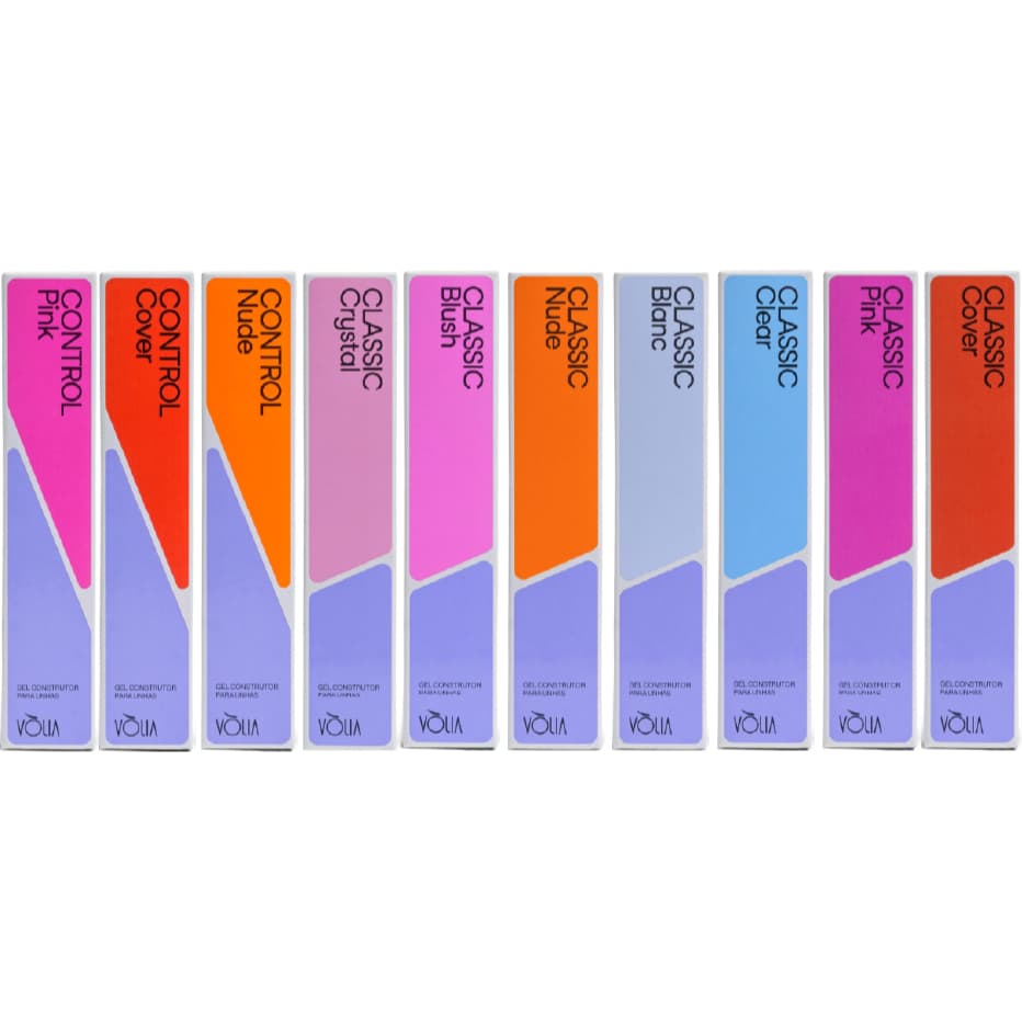 Gel Vòlia Refil 14g, 24g ou 34g – Sachê e Blister 💅 Profissional para Alongamento de Unhas