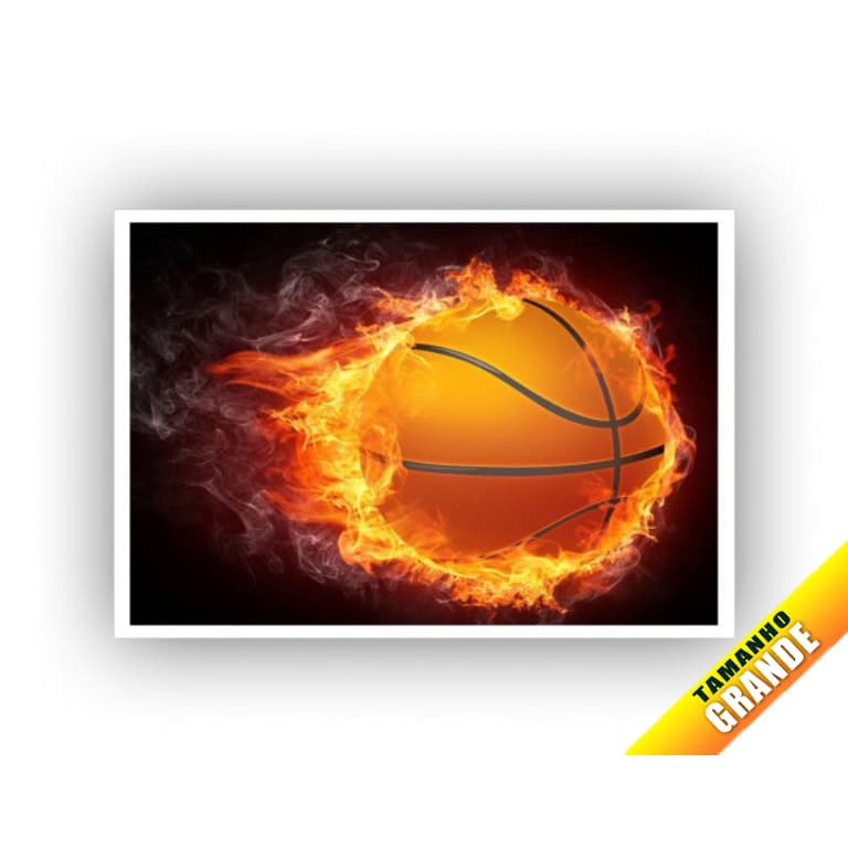 Papel arroz Bola de Basquete para bolo Grande 30x40cm de 7kg