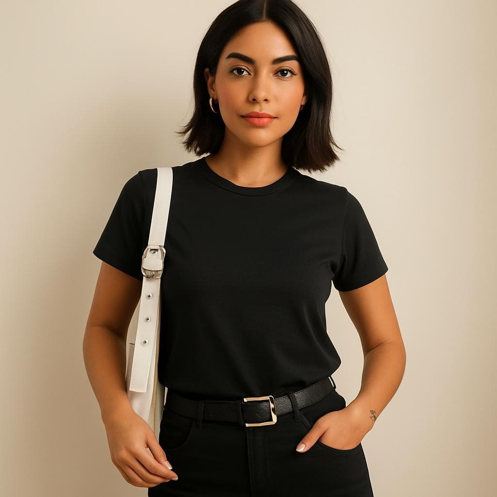 T-shirt Básica Baby Look Lisa Blusinha Feminina 100% Algodão Casual Esporte Malha Macia CS