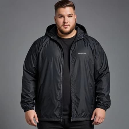 Jaqueta Corta Vento Masculina Plus Size Impermeável da CHIEF - Tamanhos P, M, G, GG, G1, G2, G3, G4