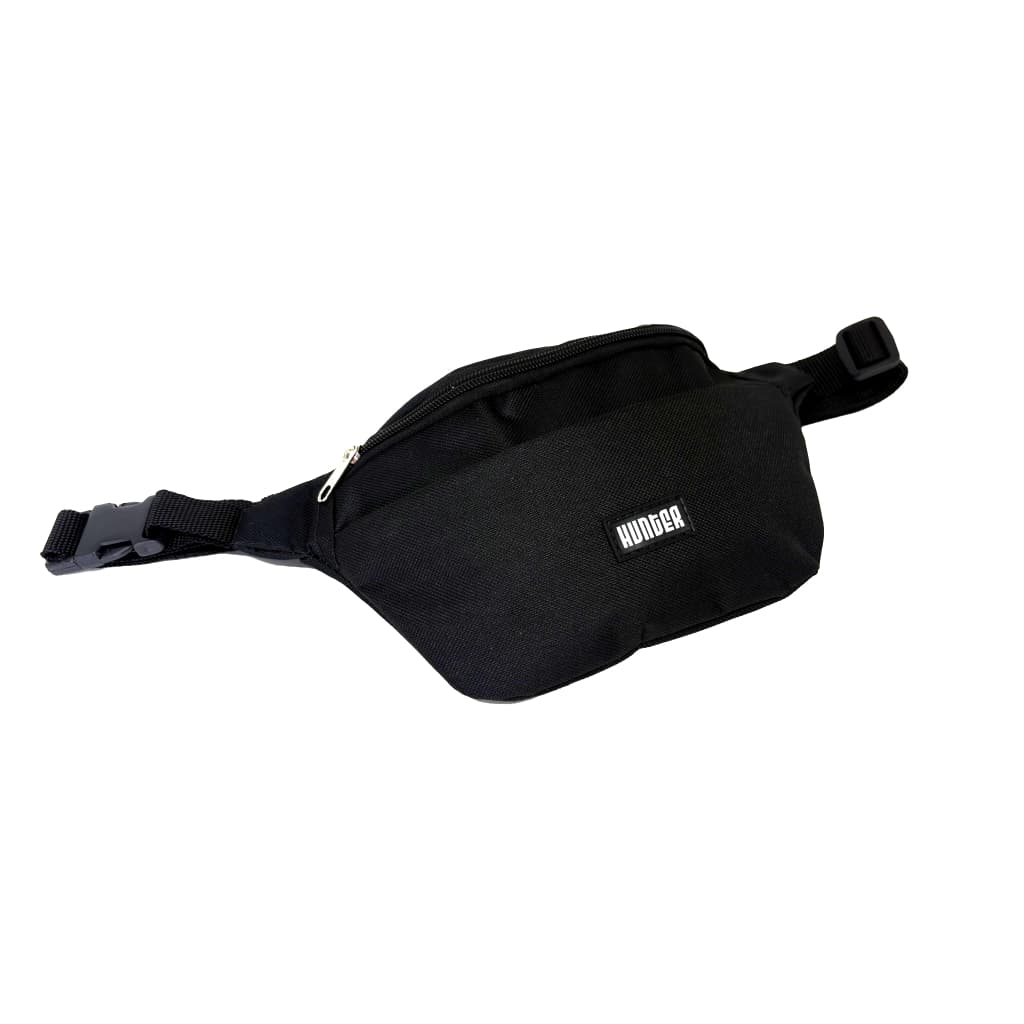 Pochete Motoboy Multifuncional Hunter Impermeável Nylon Unissex Esportiva Casual Preta