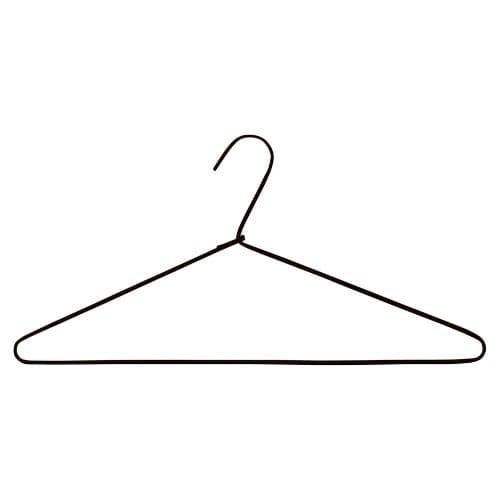 30 Cabides De Arame Encapado Para Lavanderia Camisa Calça Social Roupas Leves 42 cm