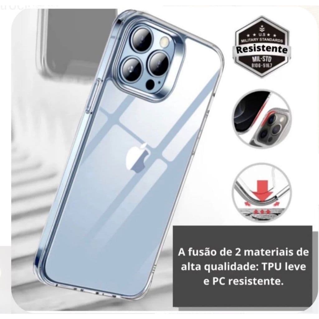 CAPA   IPHONE  Transparente Anti Impacto