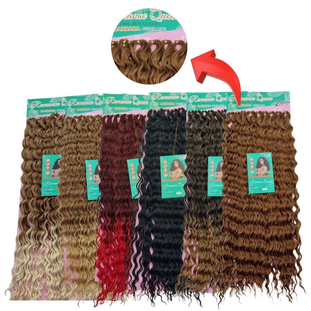 Cabelo Bio Vegetal Barbara Romance Queen Cacheado Crochet