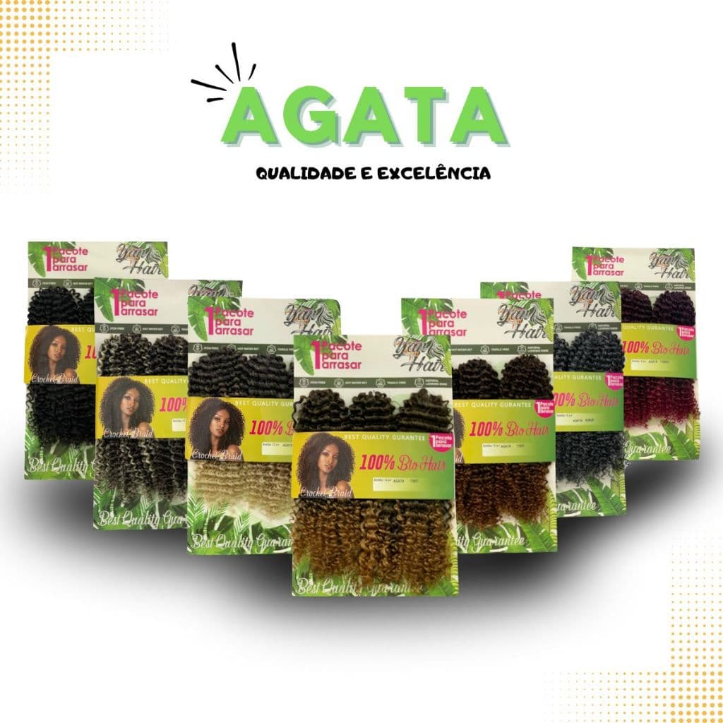 CABELO CACHEADO 100% BIO HAIR AGATA CROCHET BRAIDS