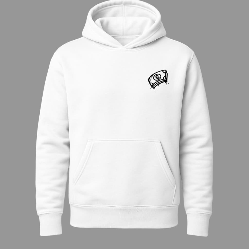 Moletom Dinheiro Com Capuz Blusa de Frio Manga Longa Agasalho