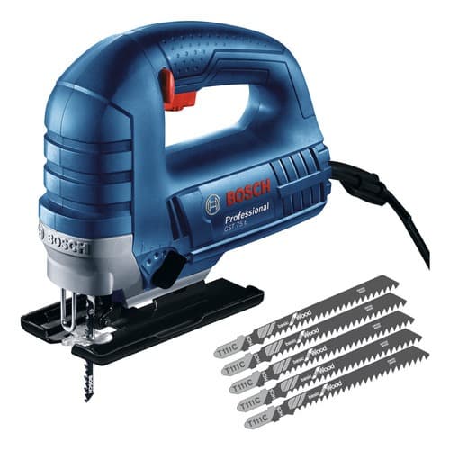 Kit Serra Tico Tico Bosch GST 75 E 220v + Lâmina p/ Madeira T111C 5 Pcs