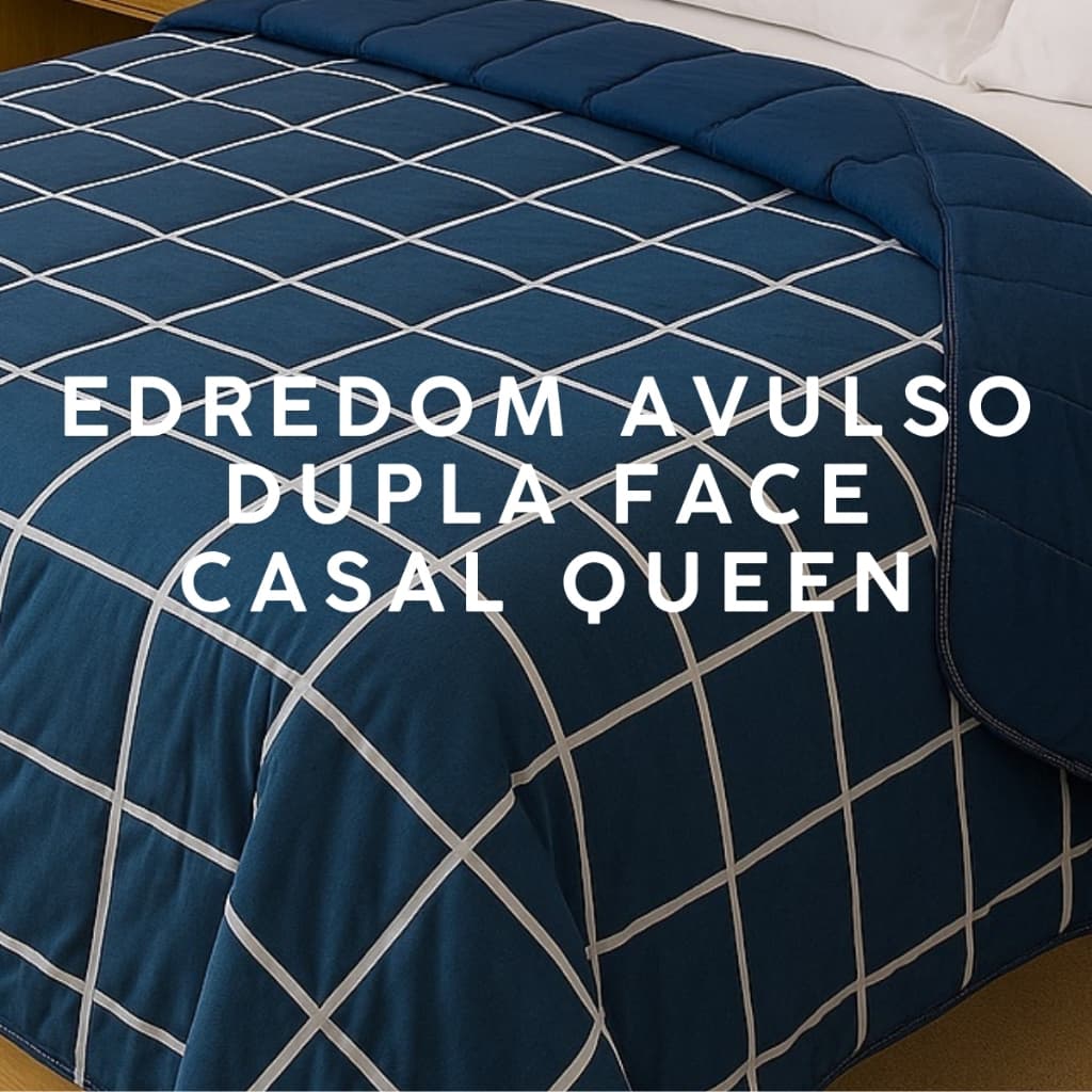 Edredom para Cama Casal Queen Dupla Face Estampado 400 fios Avulso