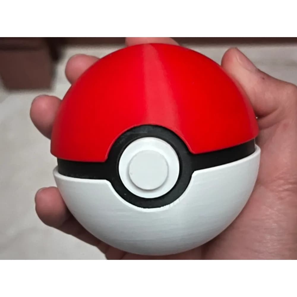 Pokébola Tamanho Real 3D Coleção presente Acessório Pokémon Geek Decoração Replica Nerd
