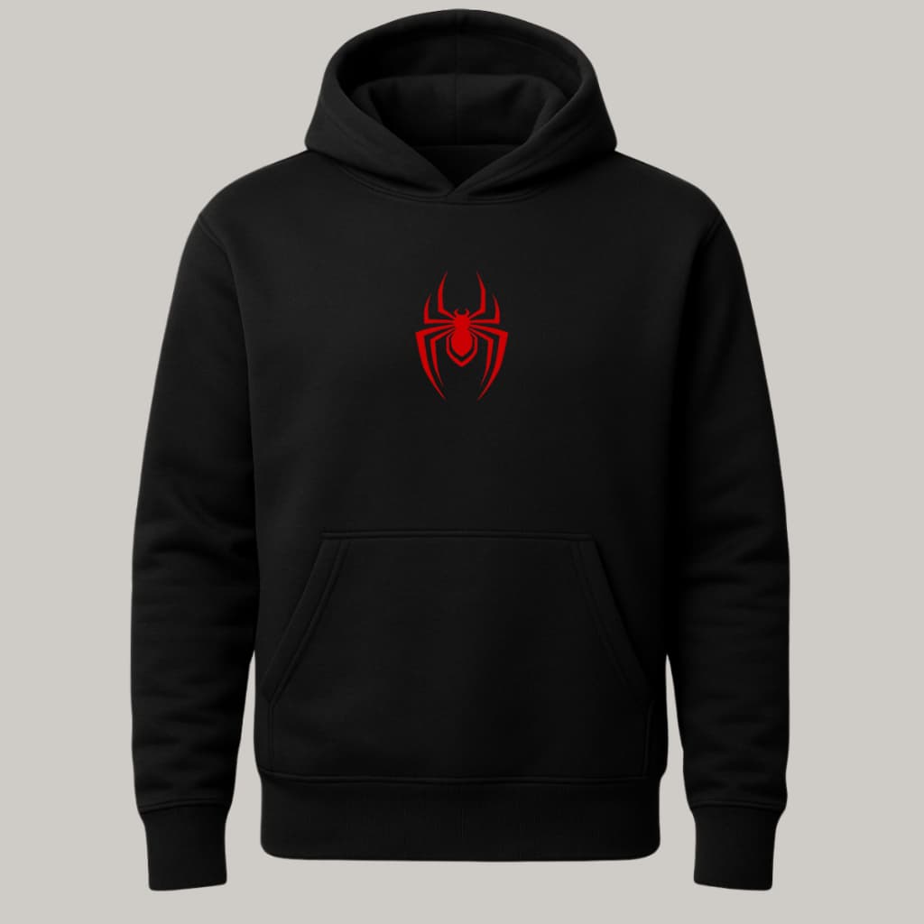 Moletom Homem Aranha Adulto Flanelado Com Capuz Peluciado Agasalho de Frio