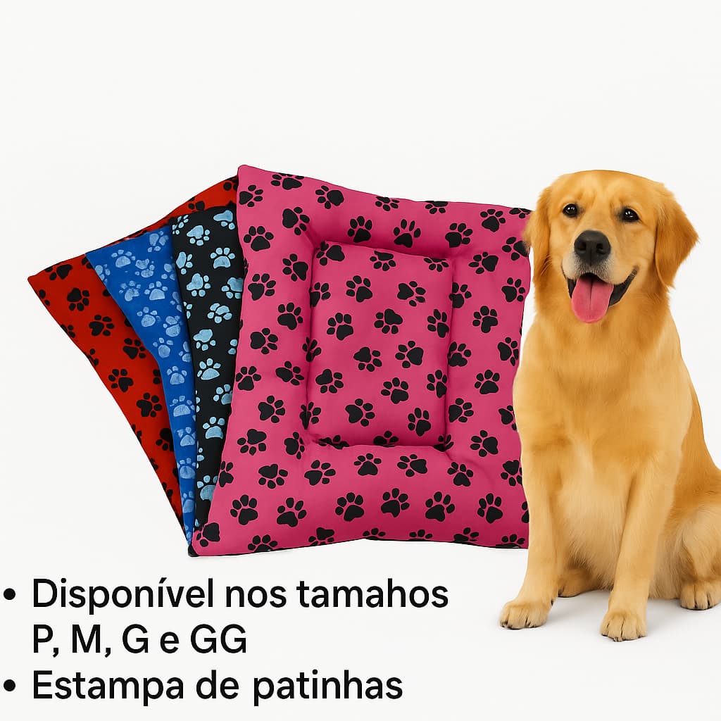 Caminha Pet Cama Para Cachorro Ou Gato Cholchonete Almofada Macio