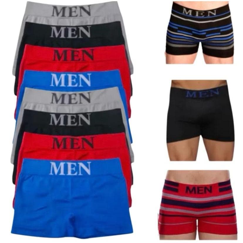 KIT MASCULINO CUECA CONFORTO SEM COSTURA